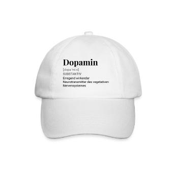 dopamin - Baseballkappe - Weiß/Weiß - Vorne