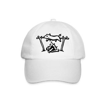 grillmeister - Baseballkappe - Weiß/Weiß - Vorne
