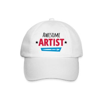 Artist - Baseball Cap - white/white - Front