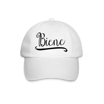 biene_1 - Baseballkappe - Weiß/Weiß - Vorne