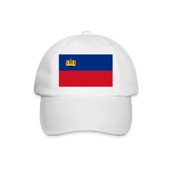 Liechtenstein - Baseballkappe - Weiß/Weiß - Vorne