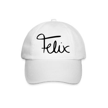 Felix - Baseball Cap - white/white - Front