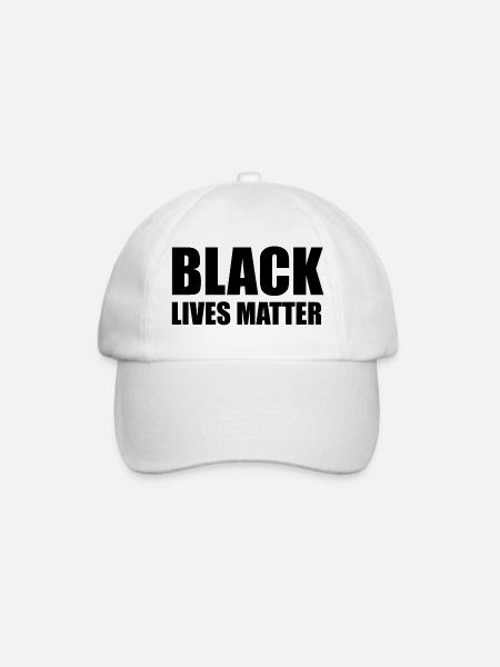 Black lives matter - chemise anti-racisme - Casquette classique - blanc/blanc