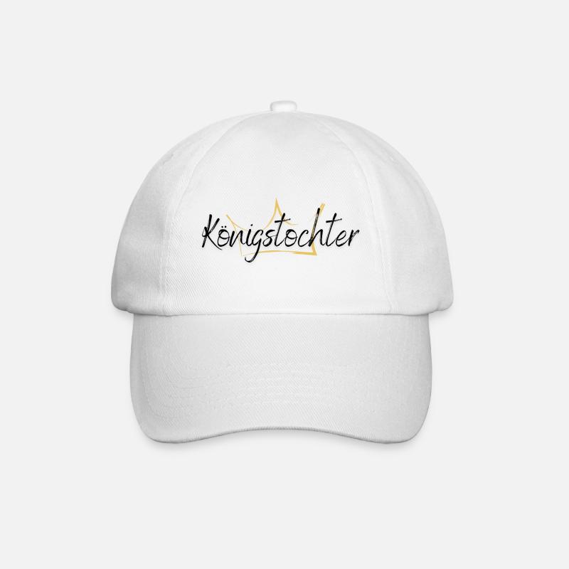 Königstochter - Baseballkappe - Weiß/Weiß