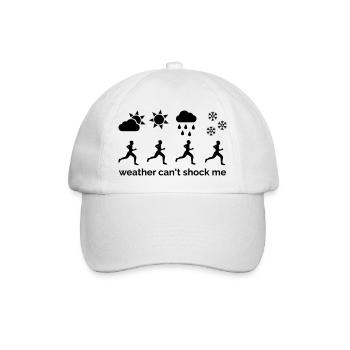 Le temps ne peut pas me choquer - Casquette classique - blanc/blanc - Devant