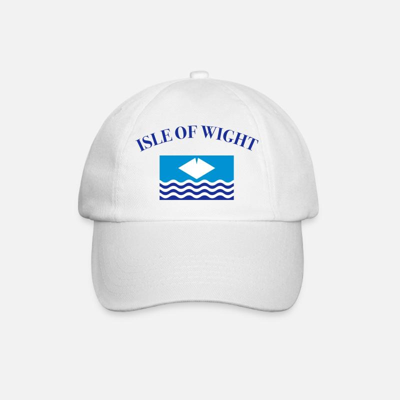Île de Wight - Casquette classique - blanc/blanc