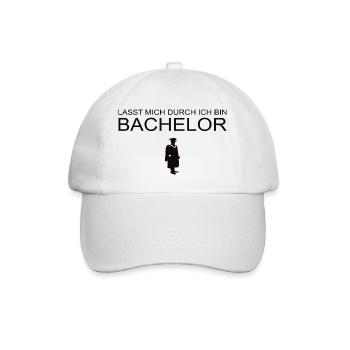 Bachelor - Baseballkappe - Weiß/Weiß - Vorne
