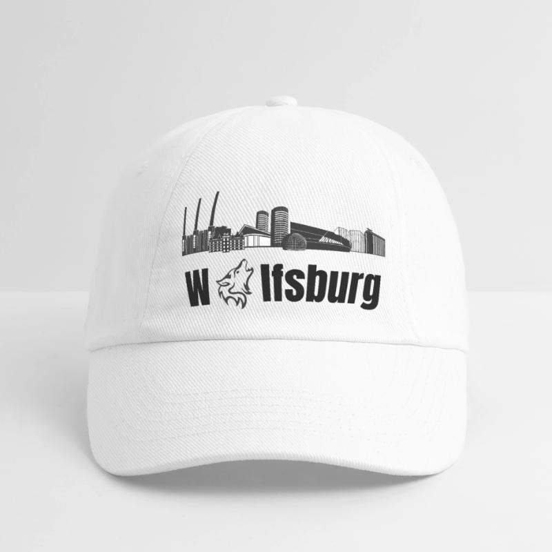 Wolfsburg Fanartikel Wolfsburg Skyline Wölfe Wolf Baseballkappe