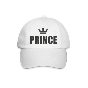 Prince - Baseballkappe - Weiß/Weiß - Vorne
