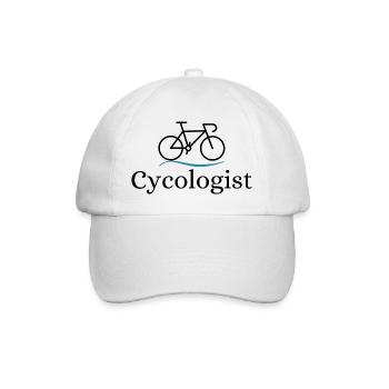Radfahrer Cycologist - Baseballkappe - Weiß/Weiß - Vorne