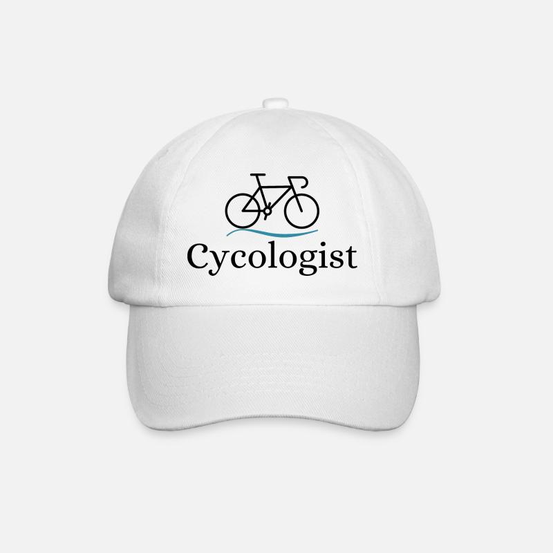 Radfahrer Cycologist - Baseballkappe - Weiß/Weiß