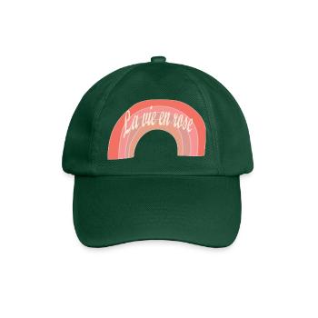 La vie en rose - Baseball Cap - bottle green - Front