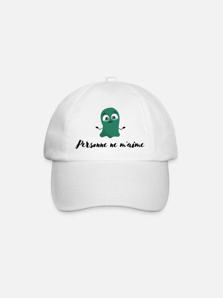Personne ne m'aime - Casquette classique - blanc/blanc