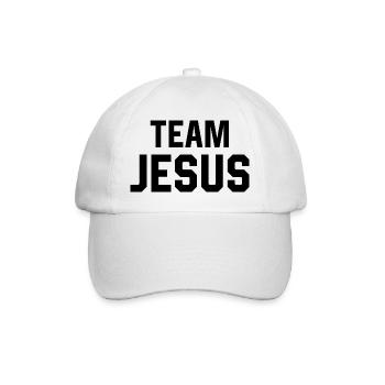 Team Jesus - Baseball Cap - white/white - Front