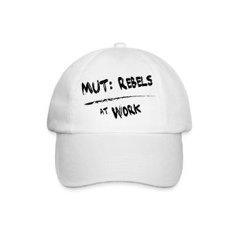 MUT Rebels schwarz - Baseballkappe - Weiß/Weiß - Vorne