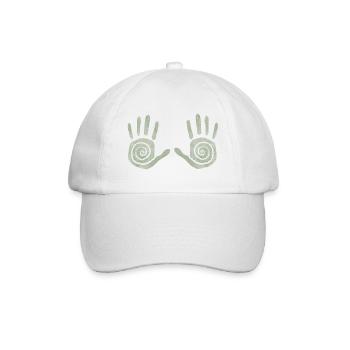 Les mains de Reiki - Casquette classique - blanc/blanc - Devant