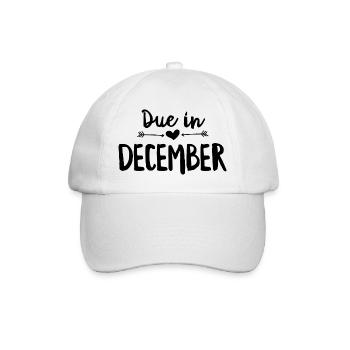 Échéance en décembre - Casquette classique - blanc/blanc - Devant