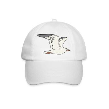 Möwe - Baseballkappe - Weiß/Weiß - Vorne