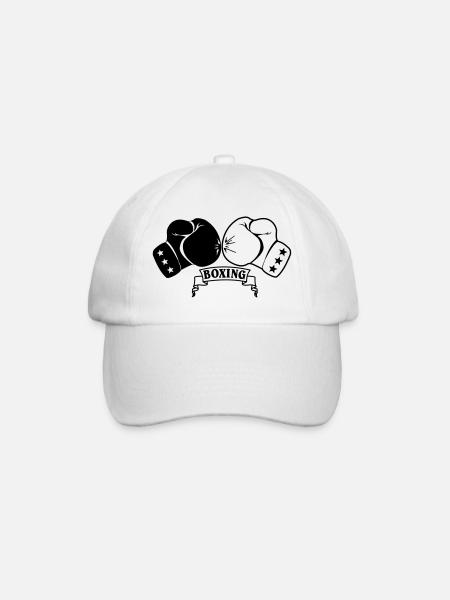 Boxhandschuhe - Baseballkappe - Weiß/Weiß