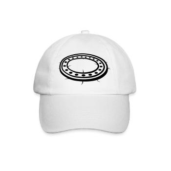 Gulli lid sewerage manhole - Baseball Cap - white/white - Front