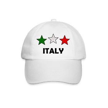 The Italian - Baseball Cap - white/white - Front