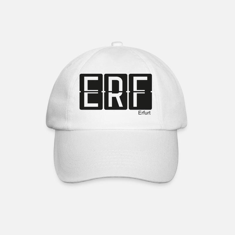 Erfurt - Baseballkappe - Weiß/Weiß