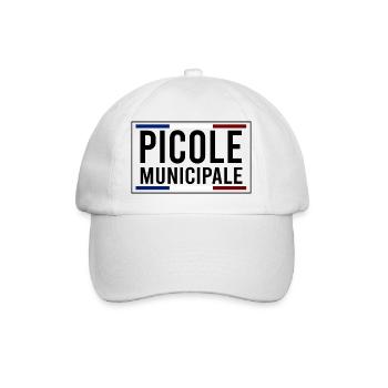 picole municipale - Casquette classique - blanc/blanc - Devant
