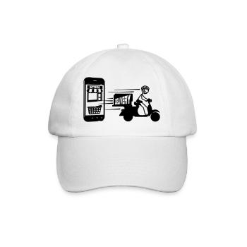Achats en ligne et livraison scooter - Casquette classique - blanc/blanc - Devant