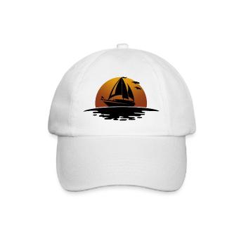 Voilier Voilier Marin - Casquette classique - blanc/blanc - Devant