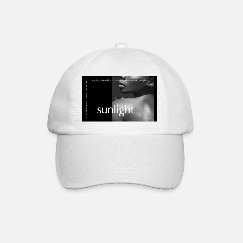 Tu es ma lumière du soleil - Casquette classique - blanc/blanc
