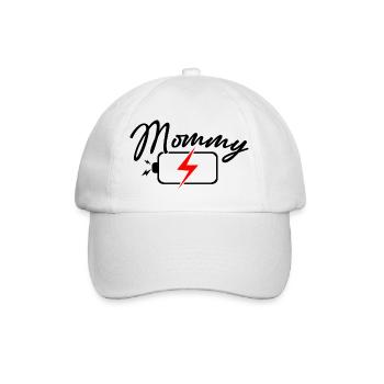 Crimson Lightning Emblem - Baseball Cap - white/white - Front