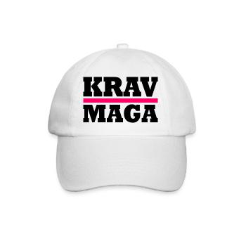 Krav maga - Casquette classique - blanc/blanc - Devant