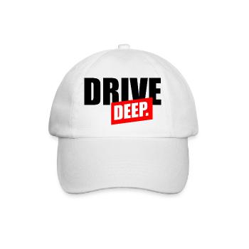 Drive Deep - Baseballkappe - Weiß/Weiß - Vorne