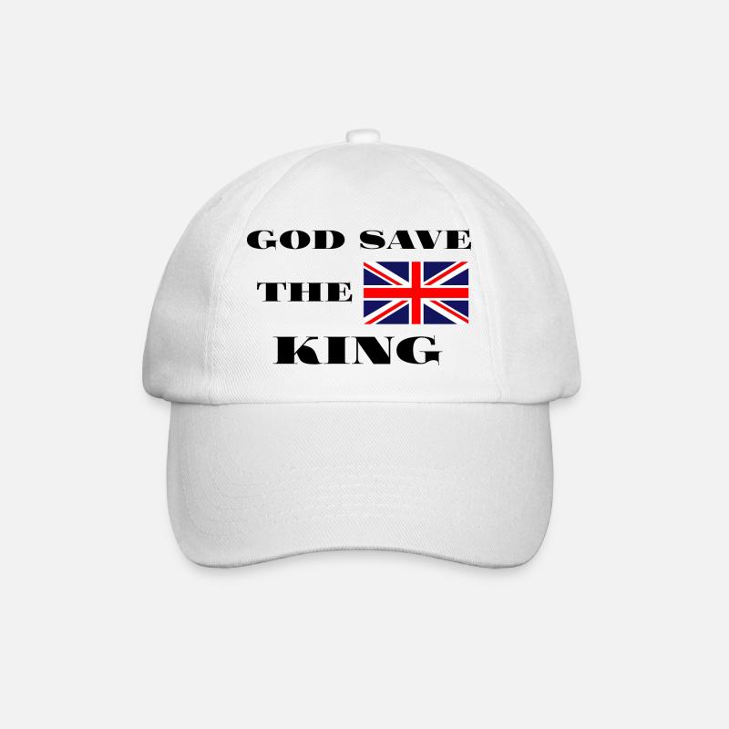 God save the King - Casquette classique - blanc/blanc