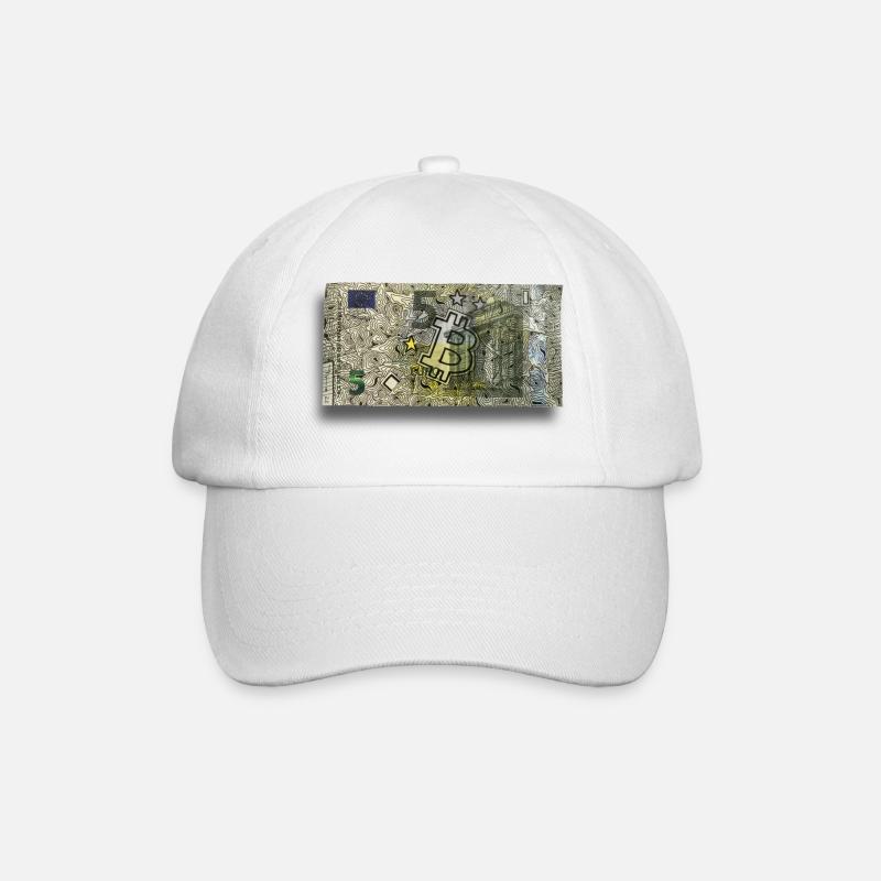 5 Bitcoins - Casquette classique - blanc/blanc
