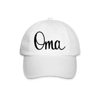 Oma - Baseballkappe - Weiß/Weiß - Vorne