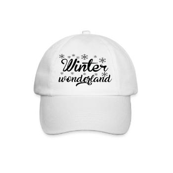 Pays des merveilles de l’hiver - Casquette classique - blanc/blanc - Devant