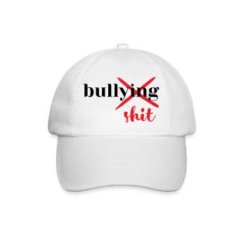 bullying is bullshit - Casquette classique - blanc/blanc - Devant