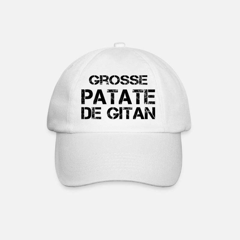 Grosse Patate de gitan - Casquette classique - blanc/blanc