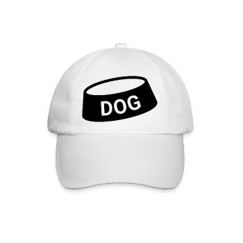 Hund Dog - Baseball Cap - white/white - Front