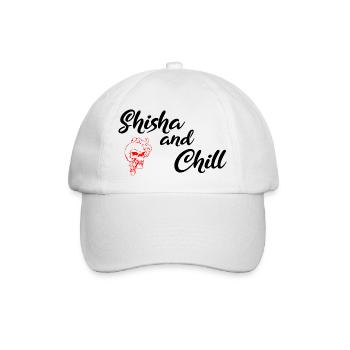 Shisha and Chill Black - Baseball Cap - white/white - Front