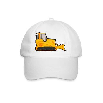 Excavatrice - Casquette classique - blanc/blanc - Devant