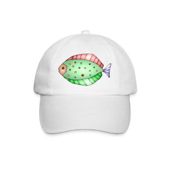 Poisson - Casquette classique - blanc/blanc - Devant