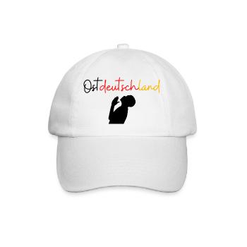 Ostdeutschland - Baseballkappe - Weiß/Weiß - Vorne