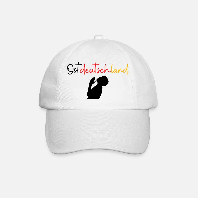 Ostdeutschland - Baseballkappe - Weiß/Weiß
