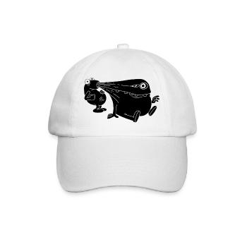 Black monster energy vacuum cleaner - Baseball Cap - white/white - Front