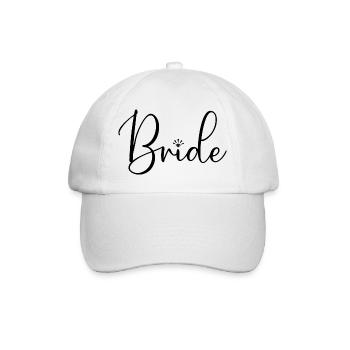 Braut Passende Verlobung Braut Dusche Hochzeit - Baseballkappe - Weiß/Weiß - Vorne