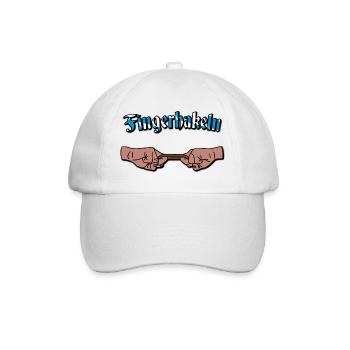 Fingehakeln - Baseballkappe - Weiß/Weiß - Vorne