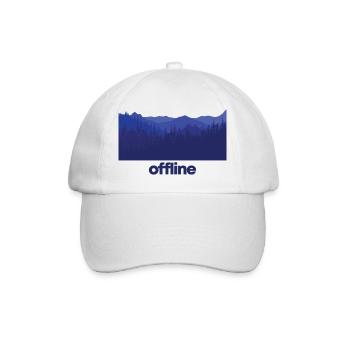Mountains Climbers Nature Adventure - Baseball Cap - white/white - Front