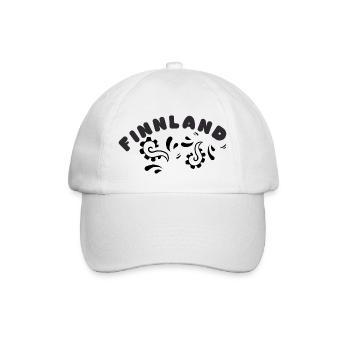 Finlande - Casquette classique - blanc/blanc - Devant
